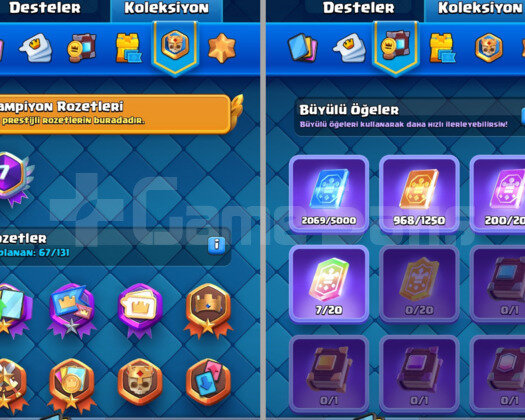 49 LVL CR & 25+ MAX KART | 37 EMOJİ - 8000 KUPA