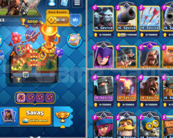 49 LVL CR & 25+ MAX KART | 37 EMOJİ - 8000 KUPA