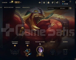 EUW Unranked | 3 Kostüm - 46K Mö | LoL Hesap