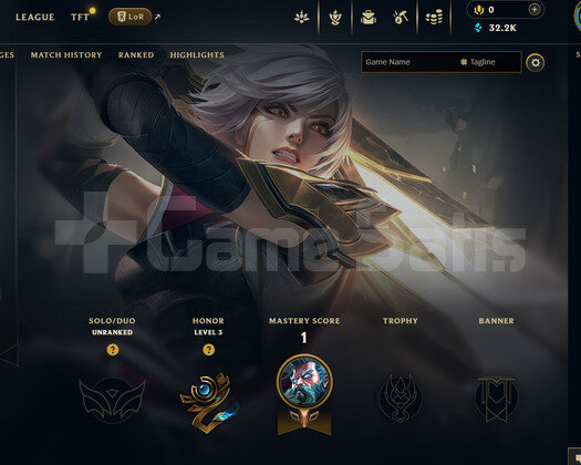 EUW Unranked | 4 Kostüm - 32K Mö | LoL Hesap