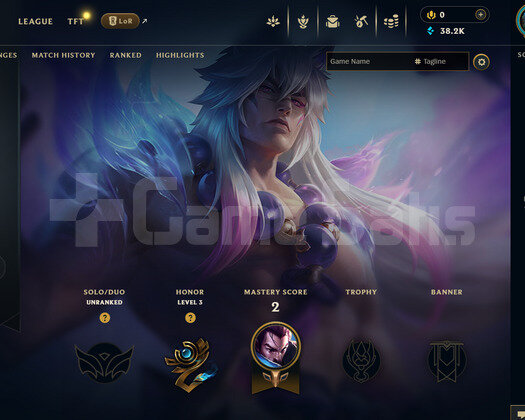 EUW Unranked | 2 Kostüm - 37K Mö | LoL Hesap