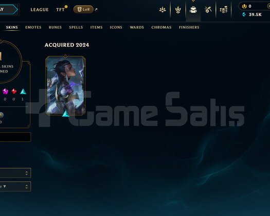 EUW Unranked | 1 Kostüm - 39K Mö | LoL Hesap