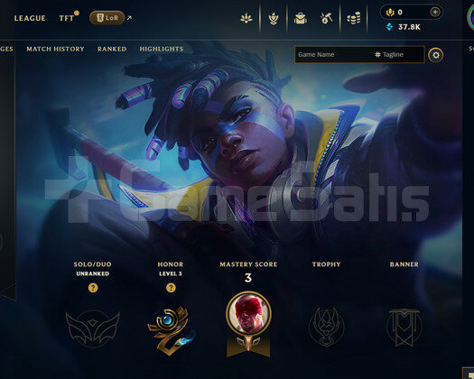 EUW Unranked | 4 Kostüm - 28K Mö | LoL Hesap