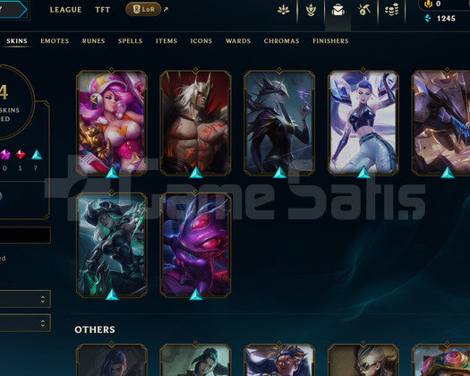 EUW Unranked | 14 Kostüm - 43 Hero | LoL Hesap