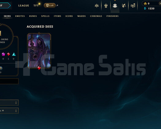 EUW Unranked | 1 Kostüm - 33 Hero | LoL Hesap