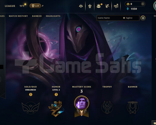 EUW Unranked | 1 Kostüm - 33 Hero | LoL Hesap