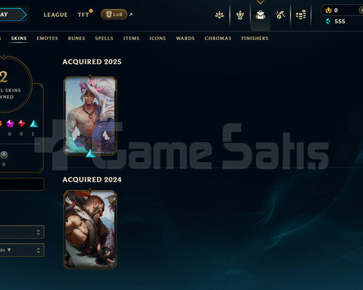 EUW Bronz 1 | 2 Kostüm - 25 Hero | LoL Hesap
