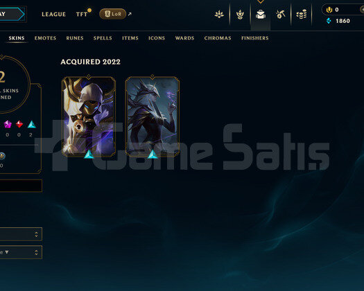 EUW Unranked | 2 Kostüm - 23 Hero | LoL Hesap