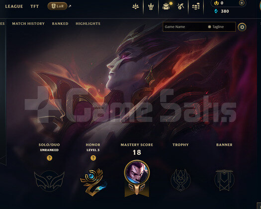 EUW Unranked | 5 Kostüm - 51 Hero | LoL Hesap