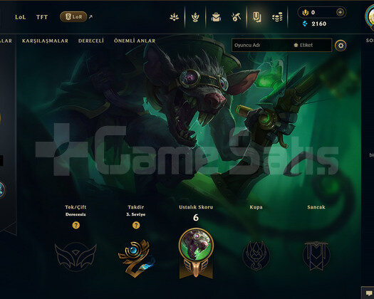 TR Unranked | 1 Kostüm - 20 Hero | LoL