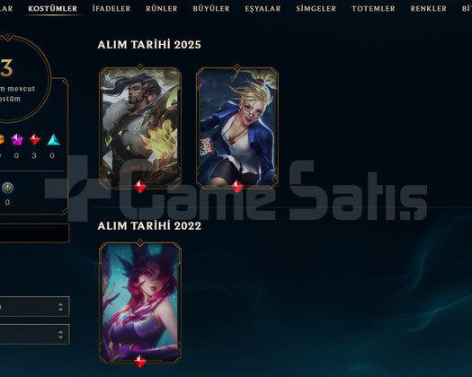 TR Unranked | 3 Kostüm - 175 RP | LoL