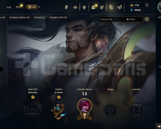 TR Unranked | 3 Kostüm - 175 RP | LoL