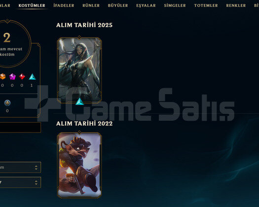 TR Unranked | 2 Kostüm - 25 Hero | LoL