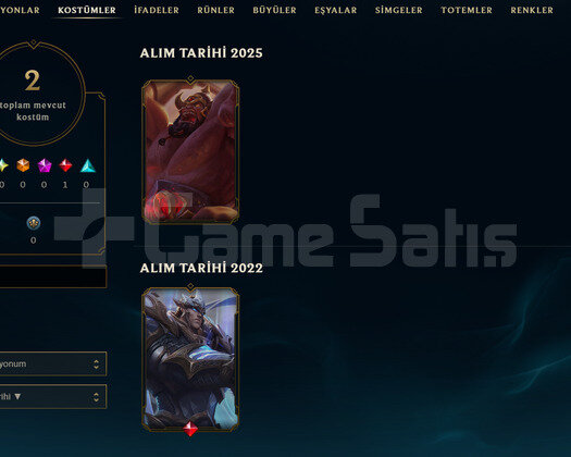 TR Unranked | 2 Kostüm - 20 Hero | LoL