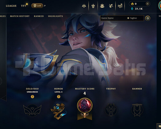 TR Unranked | 3 Kostüm - 31K Mö | LoL Hesap
