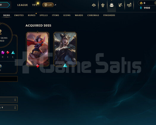 TR Unranked | 2 Kostüm - 9K Mö | LoL Hesap