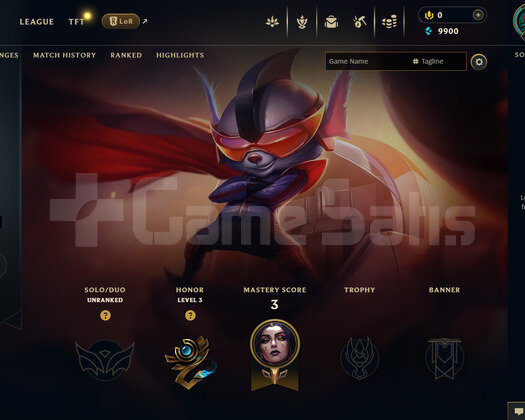 TR Unranked | 2 Kostüm - 9K Mö | LoL Hesap