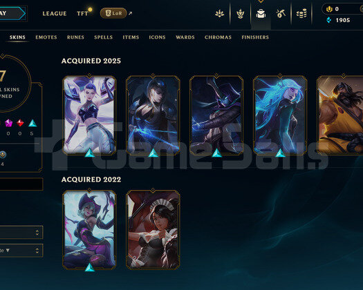 EUW Unranked | 7 Kostüm - 46 Hero | LoL Hesap