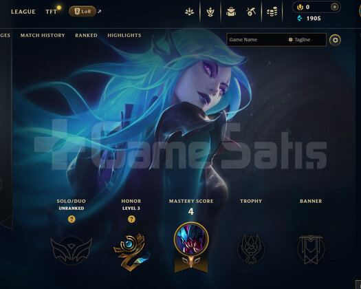 EUW Unranked | 7 Kostüm - 46 Hero | LoL Hesap