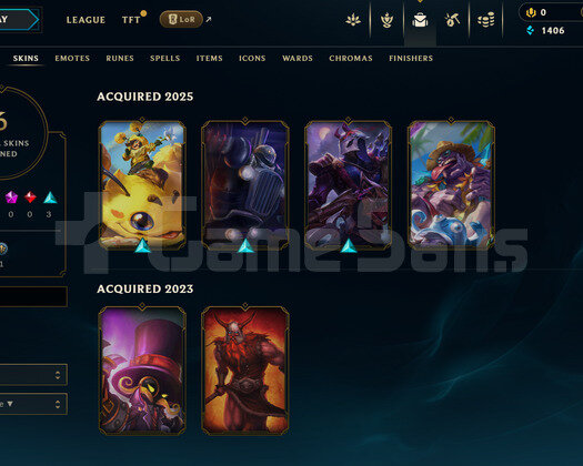 EUW Unranked | 6 Kostüm - 42 Hero | LoL Hesap