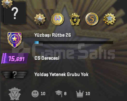 5 NADİR MADALYALI FACEIT TESLİM EDİLCEK