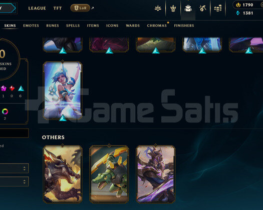 EUW Unranked | 1790 Rp - 10 Kostüm | Dereceli Hazı