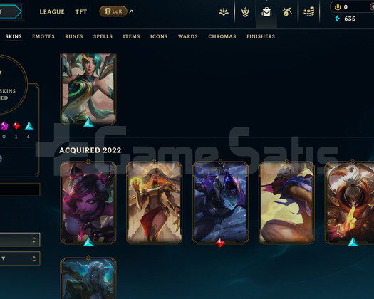 EUW Unranked | 7 Kostüm - 33 Hero | LoL Hesap