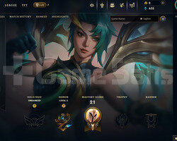 EUW Unranked | 7 Kostüm - 33 Hero | LoL Hesap