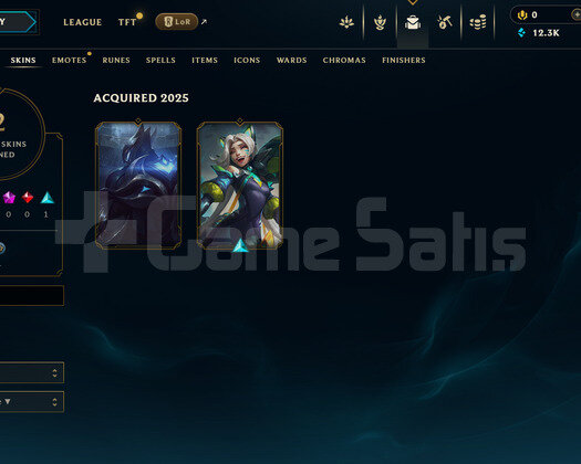 TR Unranked | 2 Kostüm - 12K Mö | LoL Hesap