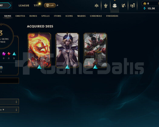 TR Unranked | 3 Kostüm - 12K Mö | LoL Hesap
