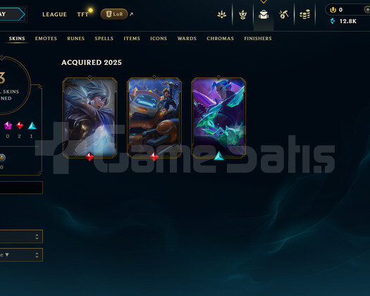 TR Unranked | 3 Kostüm - 12K Mö | LoL Hesap