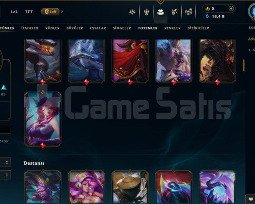 591 LEVEL / 147 SKİN / 161 HERO +MAİL +8000 SATIŞ