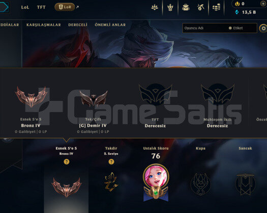 TR DEMİR 4 / 0LP / 4 KOSTÜM / 13K MÖ
