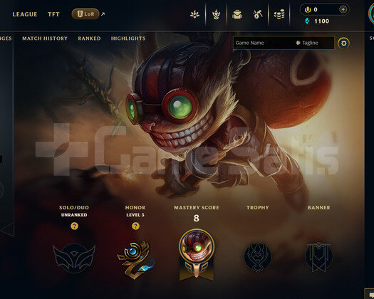 EUW Unranked | 1 Kostüm - 27 Hero | LoL Hesap