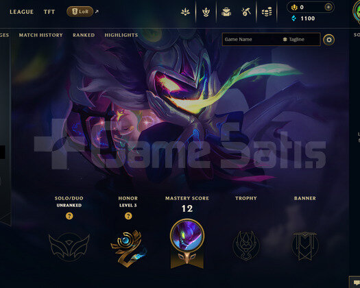 EUW Unranked | 1 Kostüm - 33 Hero | Dereceli Hazır