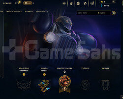 EUW Unranked | 1 Kostüm - 34 Hero | LoL Hesap