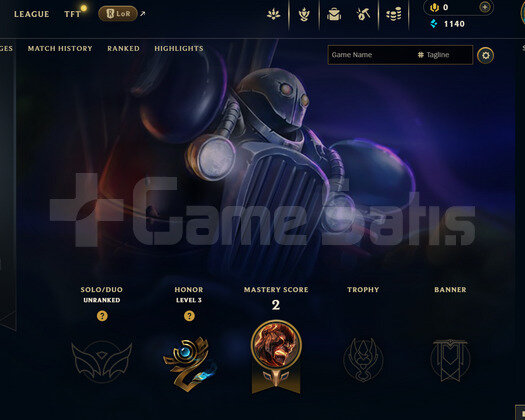 EUW Unranked | 1 Kostüm - 34 Hero | LoL Hesap