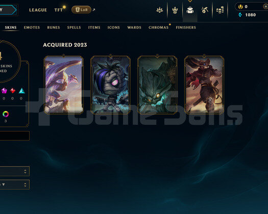 EUW Unranked | 4 Kostüm - 27 Hero | LoL Hesap