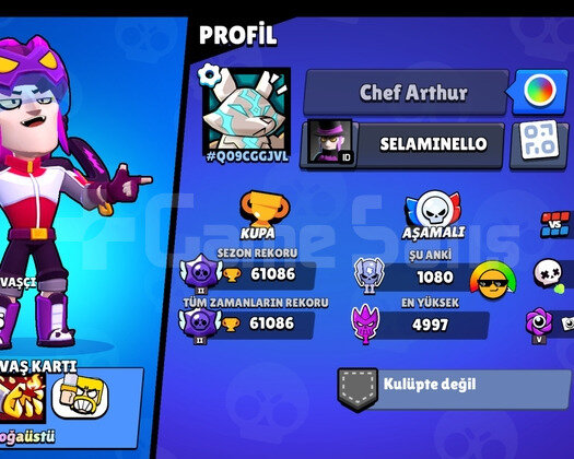 61K KUPA 160 SKIN 300+ TAŞ