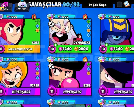 61K KUPA 160 SKIN 300+ TAŞ