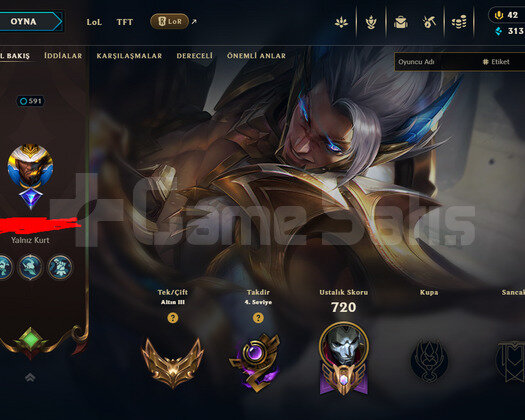 591 LEVEL / 404 SKIN / FULL HERO / +MAIL / KAÇMAZ