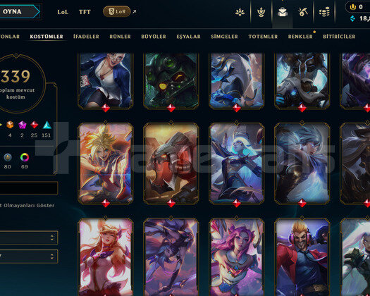 390 LEVEL / 339 SKIN / FULL HERO / +MAIL / +TEL