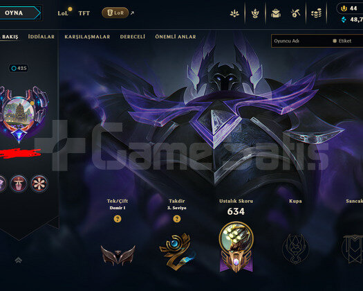 425 LEVEL / 350 SKIN / FULL HERO / +MAIL / +TEL