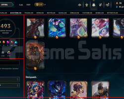 586 LEVEL / 493 SKIN / KING RAMMUS / +MAIL /KAÇMAZ