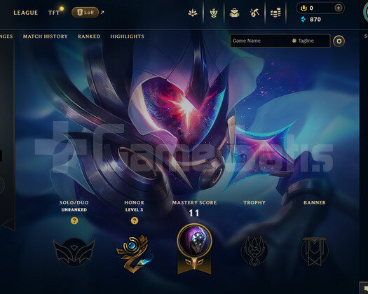 TR Unranked | 3 Kostüm - 25 Hero | LoL Hesap