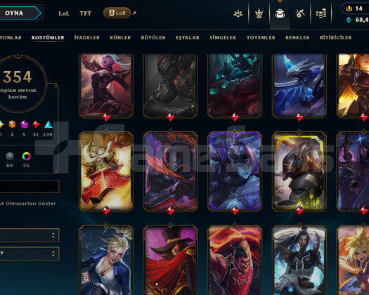 356 LEVEL / 354 SKIN / FULL HERO / +MAIL / +TEL