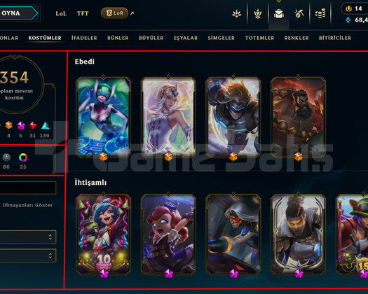 356 LEVEL / 354 SKIN / FULL HERO / +MAIL / +TEL