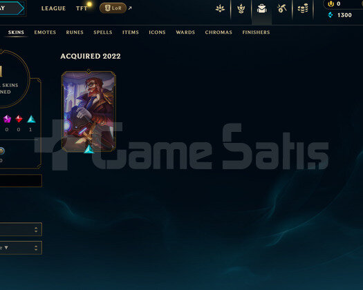 EUW Unranked | 1 Kostüm - 27 Hero | LoL Hesap
