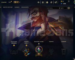 EUW Unranked | 1 Kostüm - 27 Hero | LoL Hesap