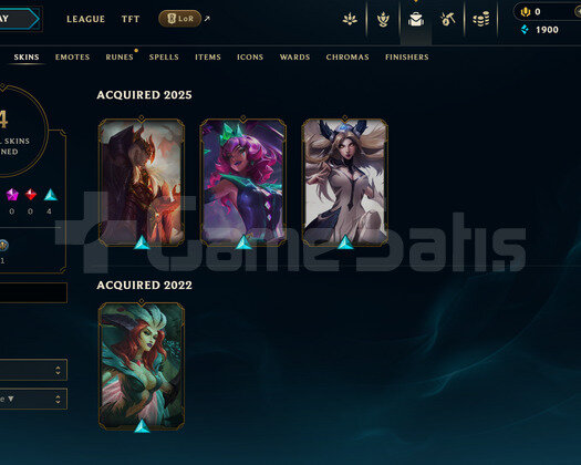 EUW Unranked | 4 Kostüm - 39 Hero | LoL Hesap